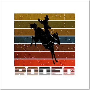 vintage rodeo Posters and Art